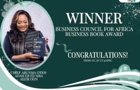 APDC Congratulates Chief Arunma Oteh on BCA Book Award Win